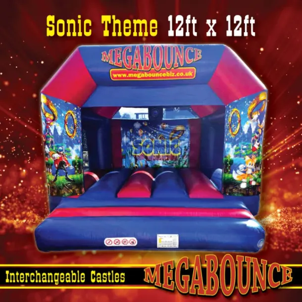12ft X 12ft Sonic Interchangeable Bouncy Castle