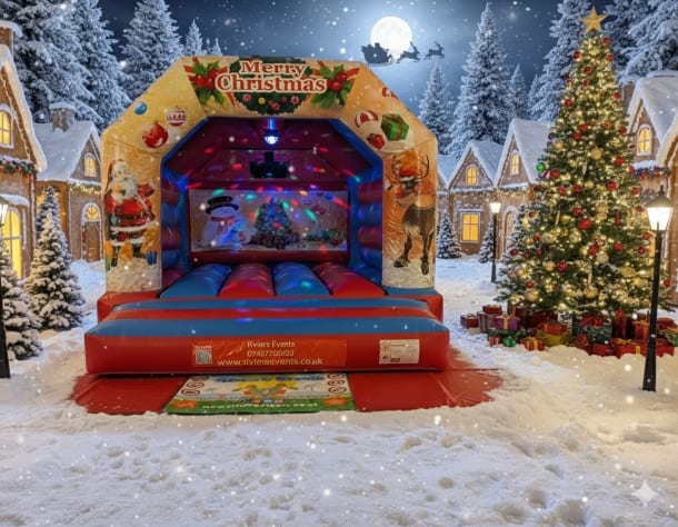 Christmas Disco Bouncy Castle