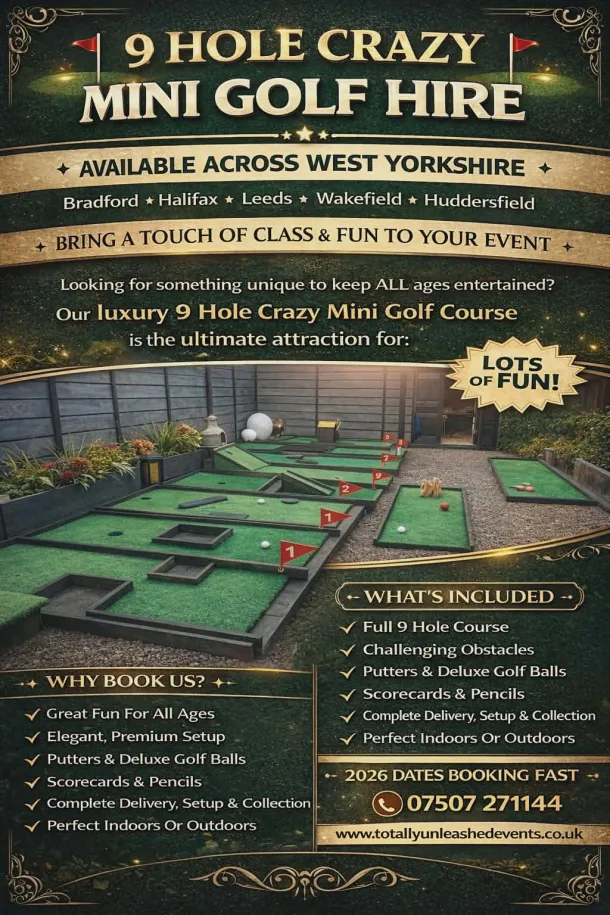 9 Hole Crazy Golf Hire