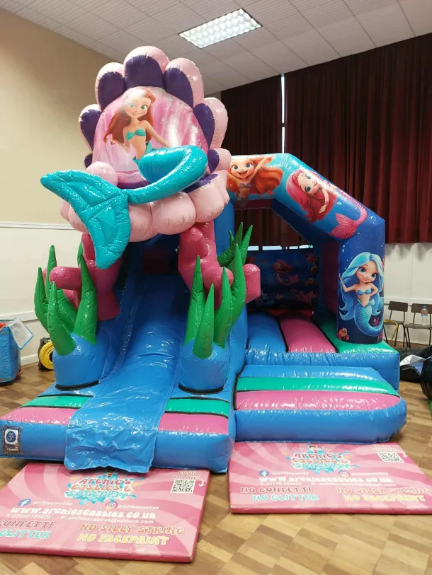 3d Mermaid Bouncy Castle