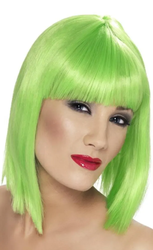 Neon Green Bob Wig