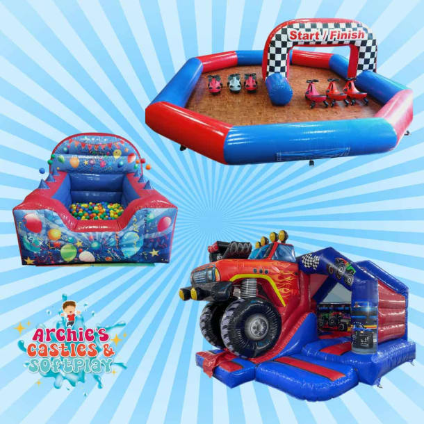 Didi Car Track Monster Truck And Air Juggler