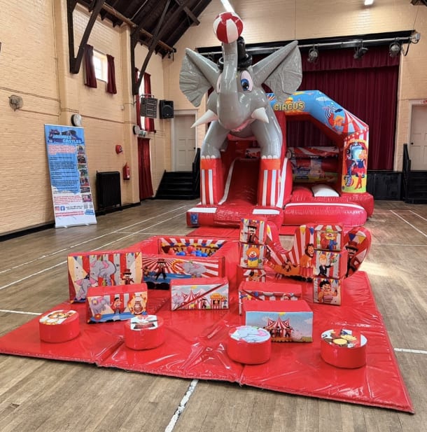 Circus Bouncy Castle And Soft Play Package
