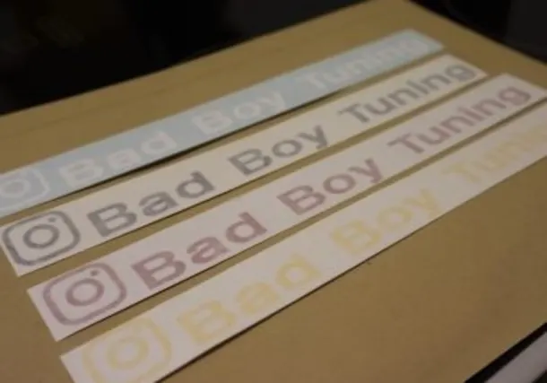 Bad Boy Tuning Instagram Sticker