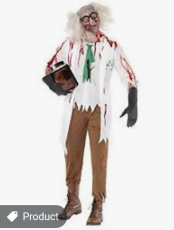 Zombie School Teacher Fancy Dress Costume (large)