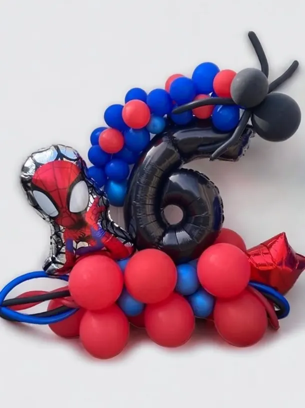 Spiderman Themed Birthday Centrepiece