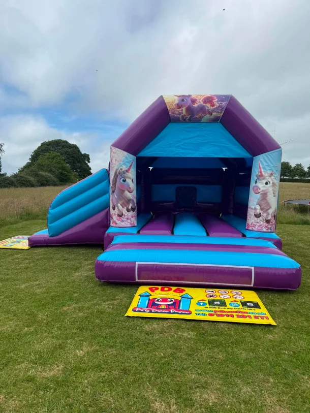 The Magical Unicorn Purple And Blue Bounce And Slide