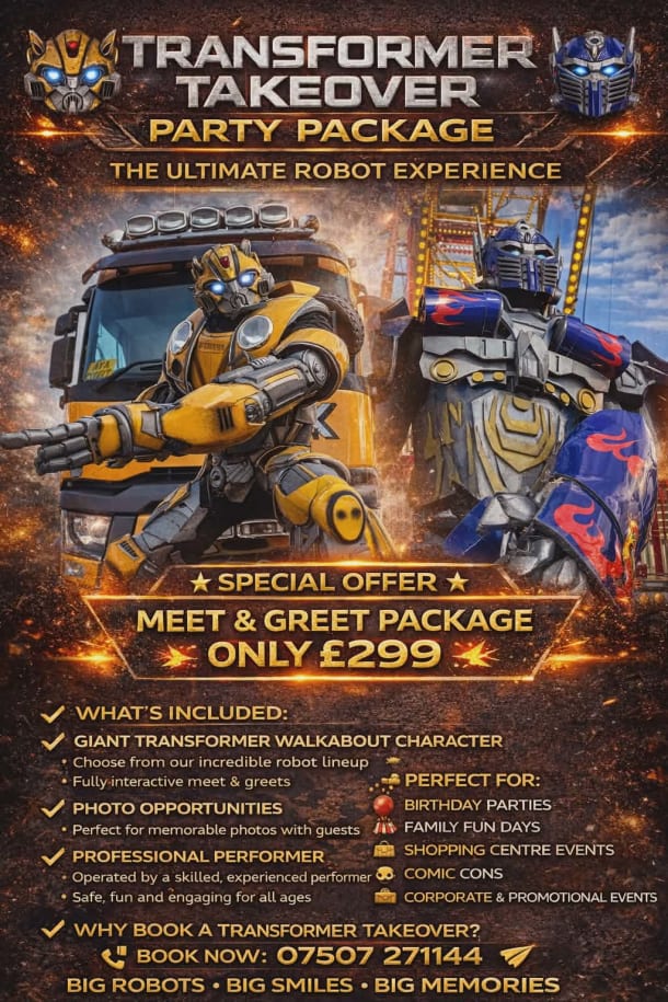 Bumblebee And Optimus Prime Meet And Greet Package