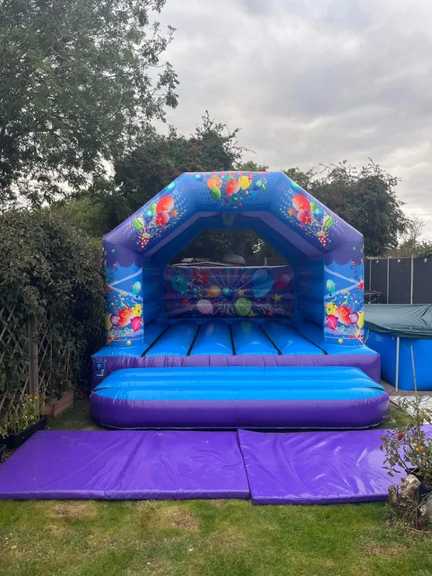 15x12ft Blue Party A Frame Bouncy Castle