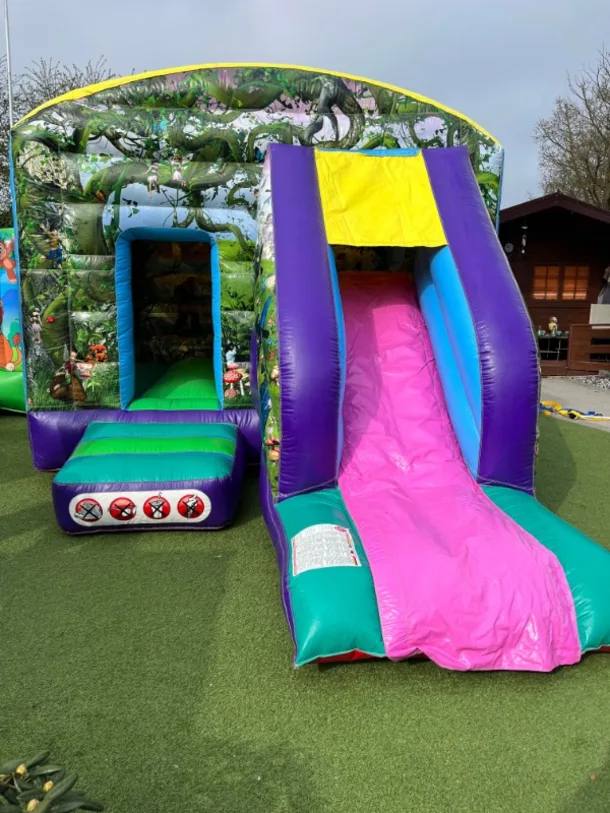Forest Front Slide Combi Castle
