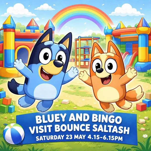 Bluey And Bingo Visit - Saturday 23 May 4.15-6.15pm