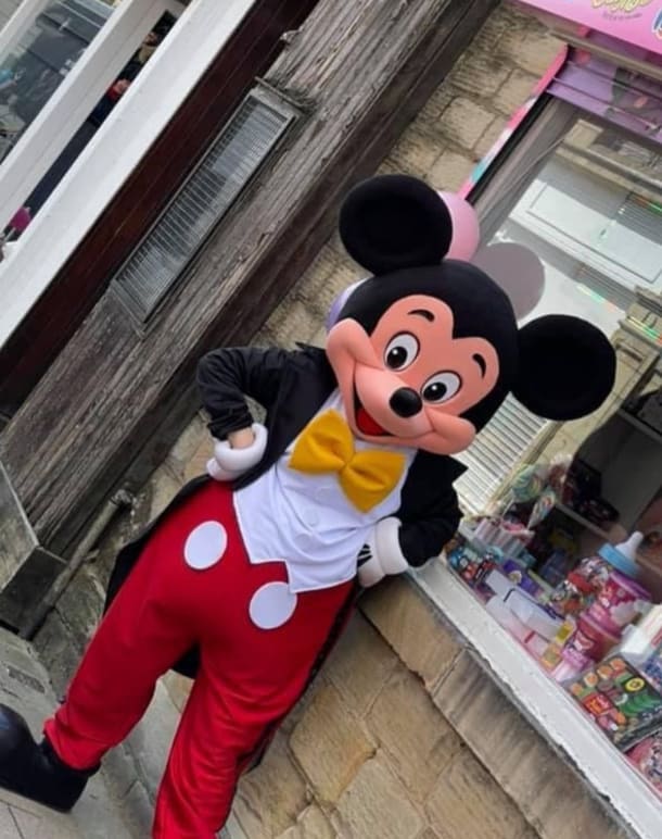 Mickey Mouse Mascot Hire Inflatable & Mascot Hire in Bradford, Leeds