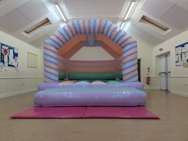 Pastel Twist Bouncy Castle