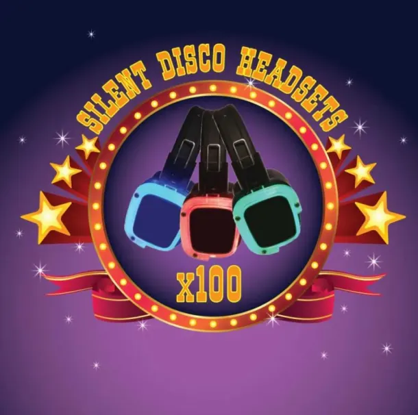 Silent Disco 100 Headsets