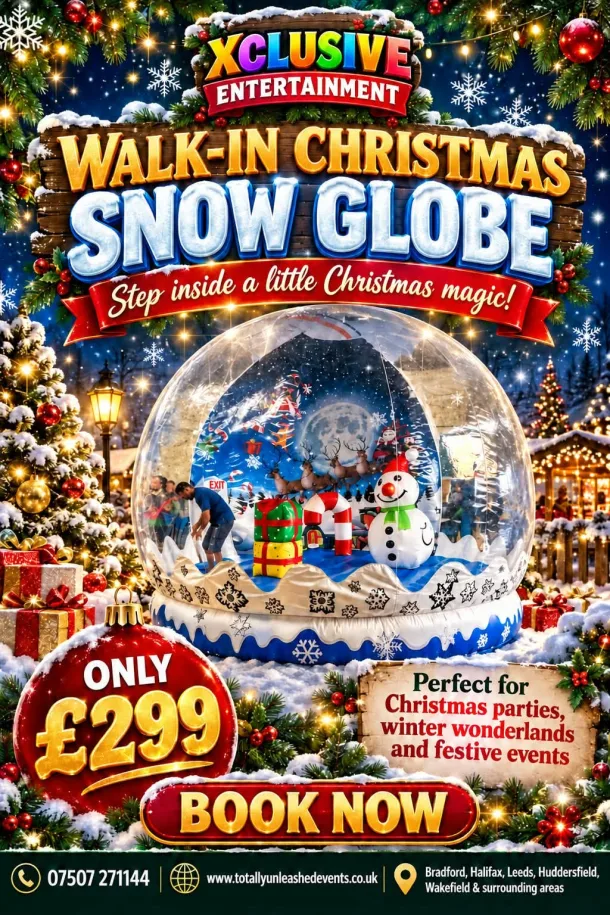 Christmas Snow Globe Hire