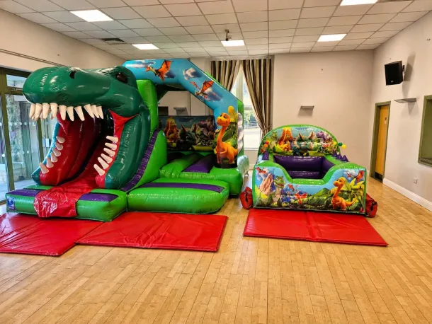 Dino Head Bounce N Slide And Ball Pool Package