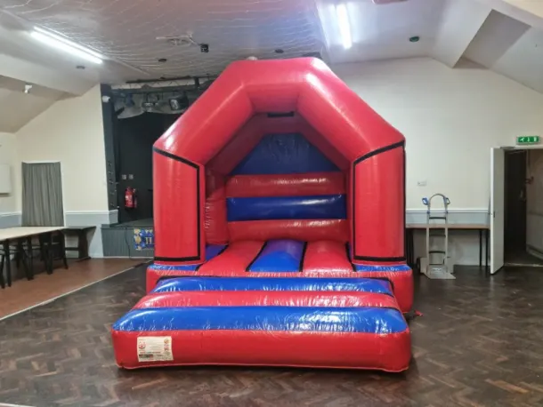 10 X 12ft Red And Blue Disco Bouncy Castle