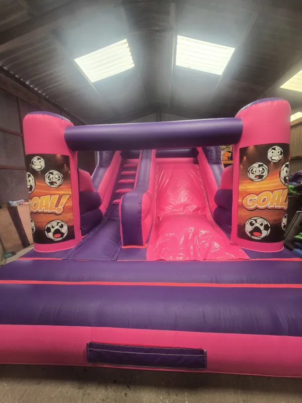 Pink And Purple 5ft 6 Platform Slide Football