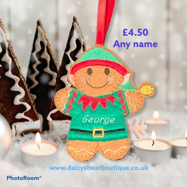 Ginger Christmas Elf Boy