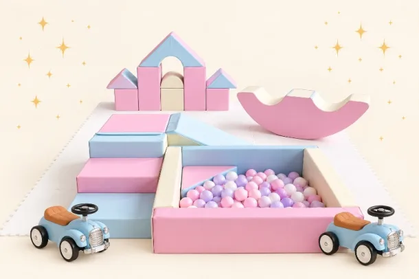 Stardust Package - Pastel Pink Blue And Yellow