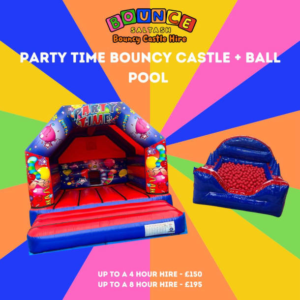 Party Time Bouncy Castle And Ball Pool