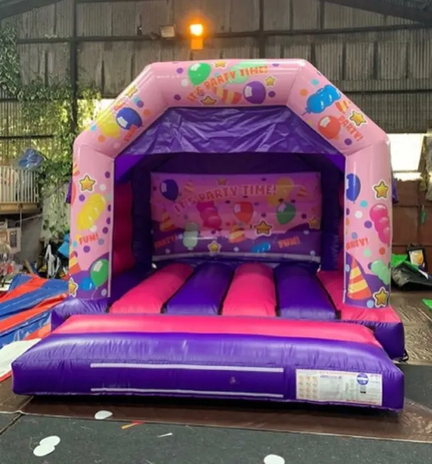 12 X 12 Pink And Purple Balloons Castle