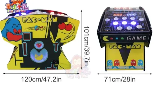 Pac Man Arcade Game Hire Reaction Speed Game Interactive