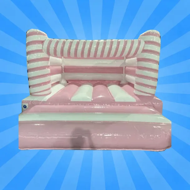 Pink And White Flump Bouncy Castle