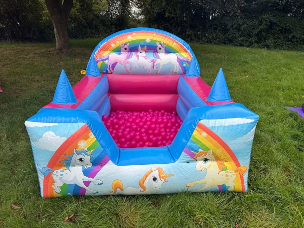 Unicorn Inflatable Ball Pit - Add On Only