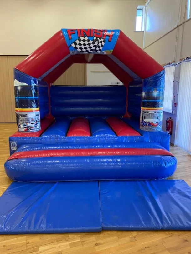 F1 Racing Car Themed Bouncy Castle