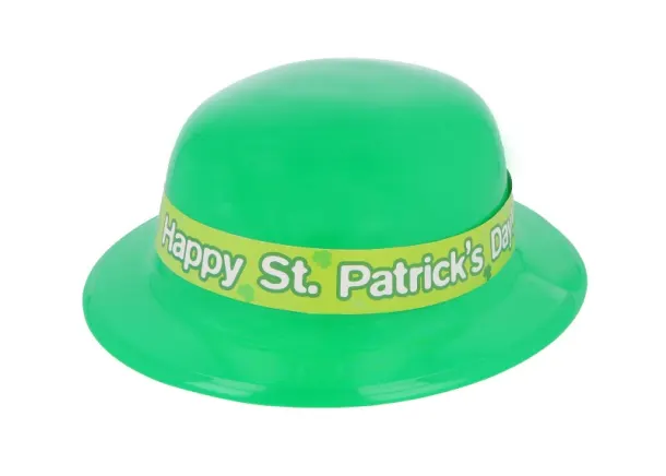 St Patricks Day Plastic Bowler Hat