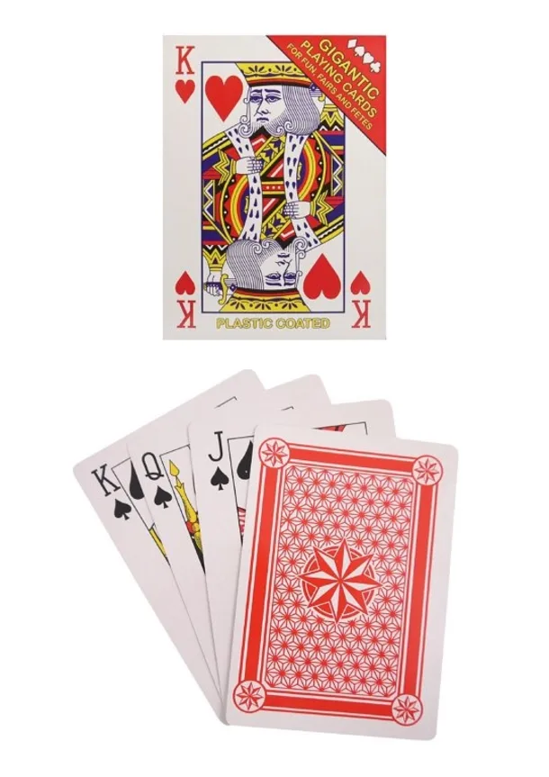 Giant Pack Of Playing Cards 20.5cm X 28cm