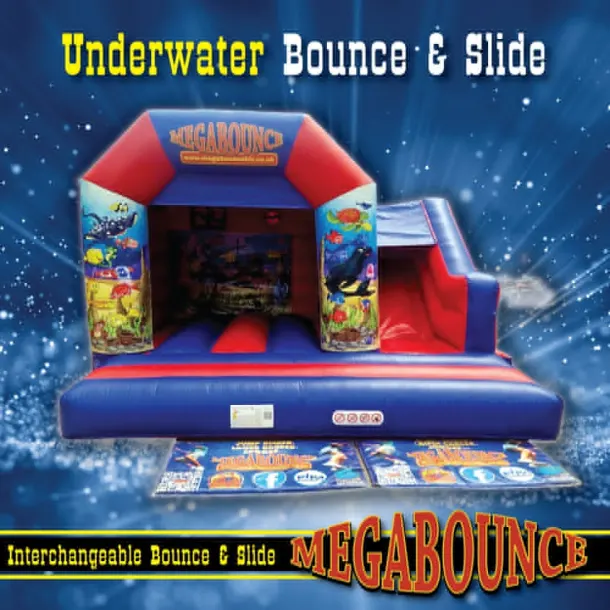 15ft X 15ft Underwater Themed Bouncy Castle