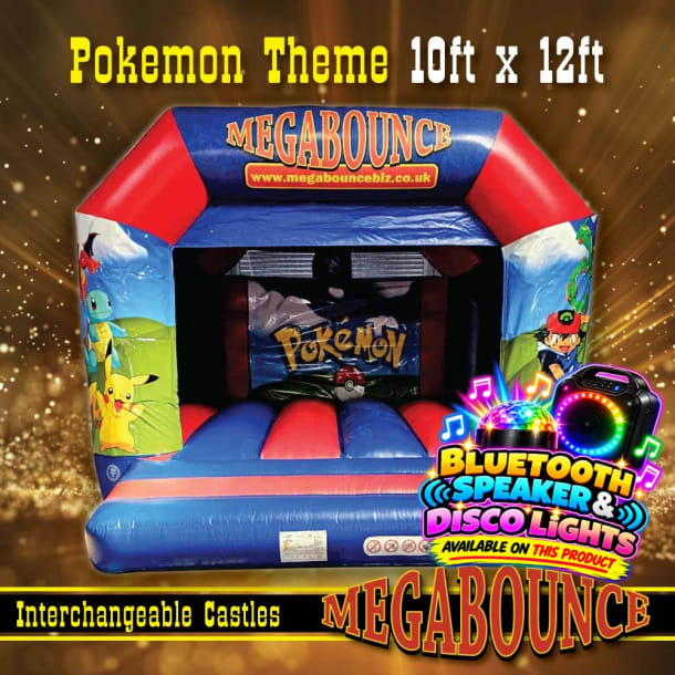 10ft X 12ft Pokemon Themed Bouncy Castle