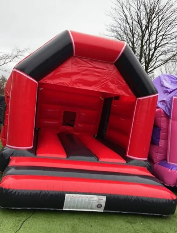 11ft X 13ft Red And Black Bouncy Castle