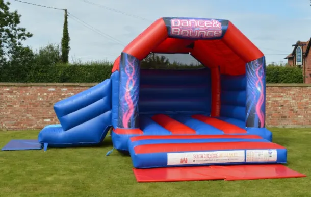 Dance And Bounce Slide Combo 15ft X 17ft Red And Blue