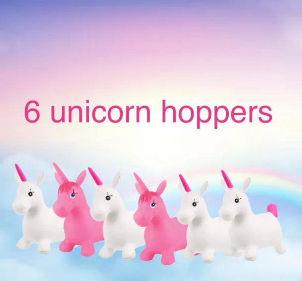 6 Unicorn Hoppers