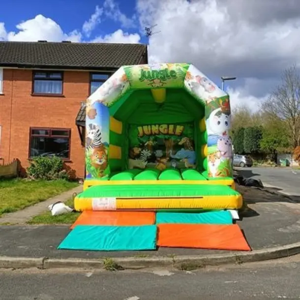 Jungle Theme Bouncy Castle