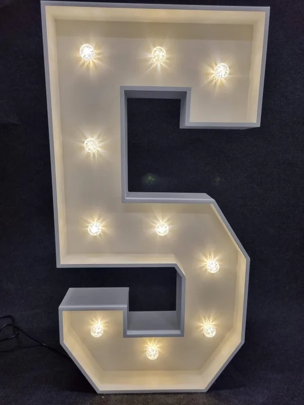 Light Up Numbers - Number 5