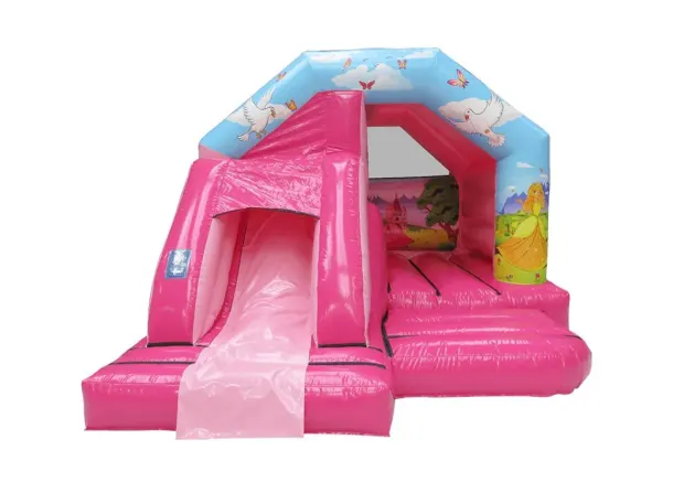 Princess Front Slide Combi Castle