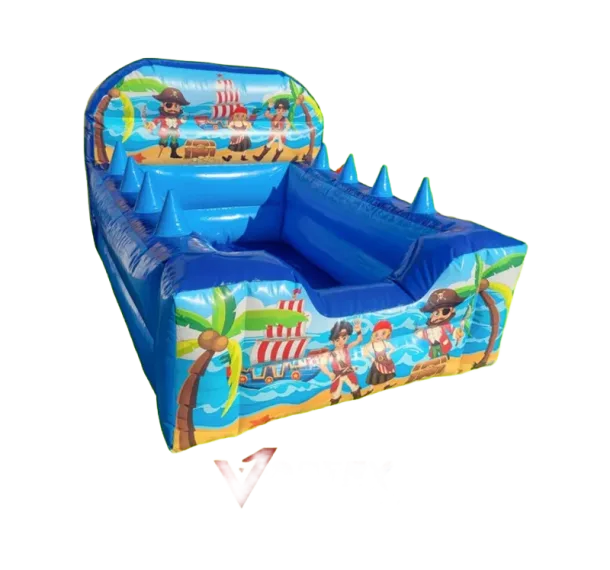 Hbp-12 Pirate Ball Pool (high Back)