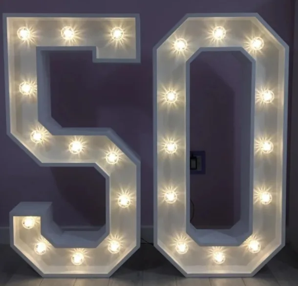 4ft Light Up Letters