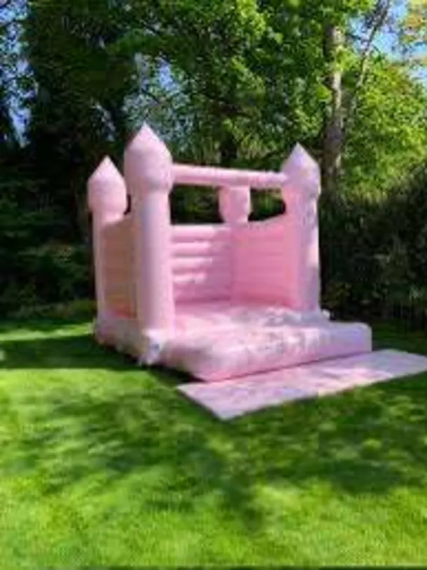 Pastel Pink Bouncy Castle