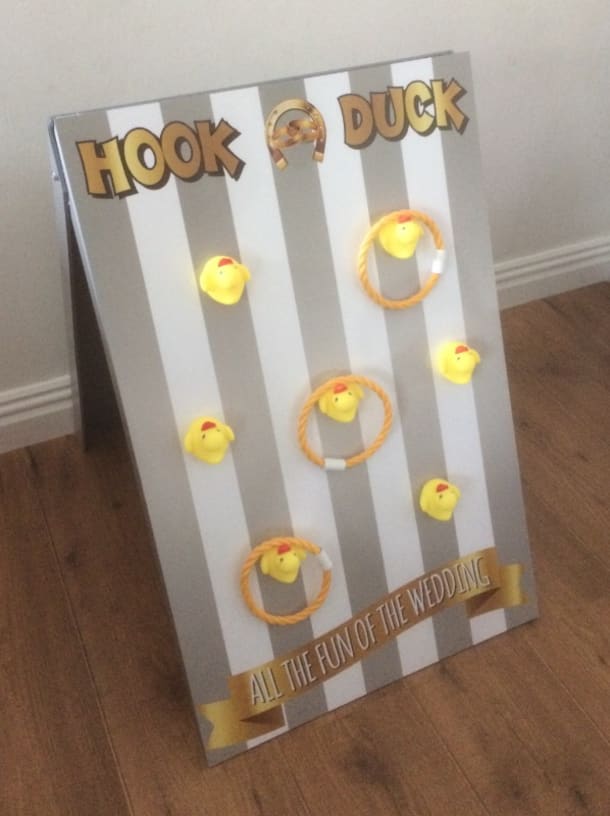 Hook A Duck Wedding Theme Side Stall Games Sales Ring A Duck Game