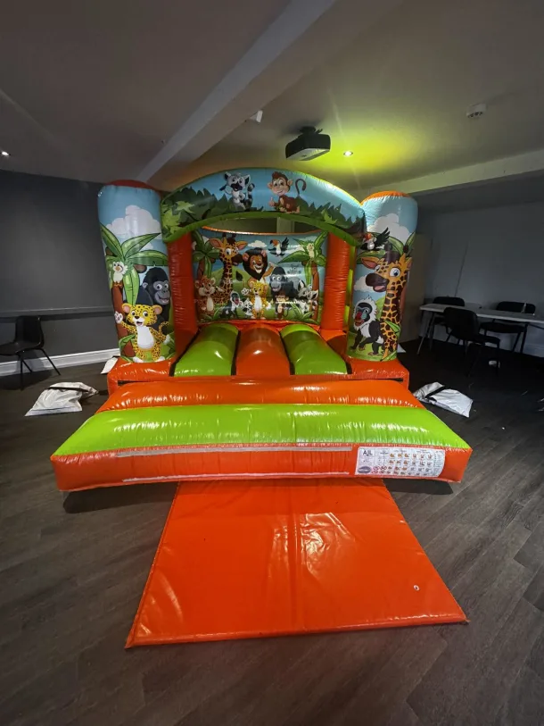 Jungle Toddler Bouncy Castle