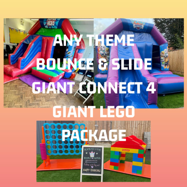 Bounce N Slide Party Package