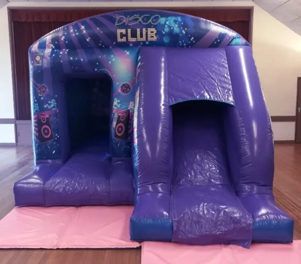 Disco Slide Bouncy Castle