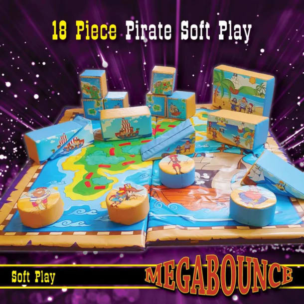 18-piece Pirate Soft Play