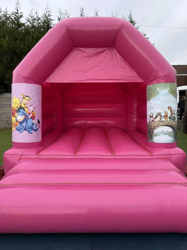 Winnie The Pooh Pink Bouncy Castle
