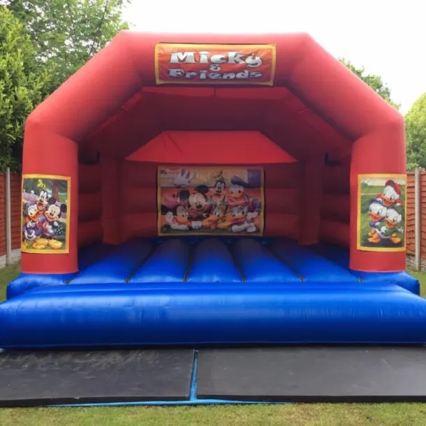 18ft X 15ft Blue And Red Castle - Disney Theme